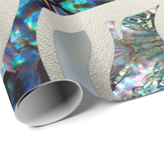 Tree of life - Abalone Shell and Pearl Geschenkpapier (Rolleneckpunkt)