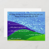 Tree of Life Antwortkarte RSVP Karte (Vorne/Hinten)