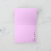 Tree of Life Baby Naming Danke Karte (Innenseite)