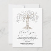 Tree of Life Beileid Vielen Dank Karten (Vorderseite)