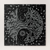 Tree of Life - black and white Puzzle (Horizontal)