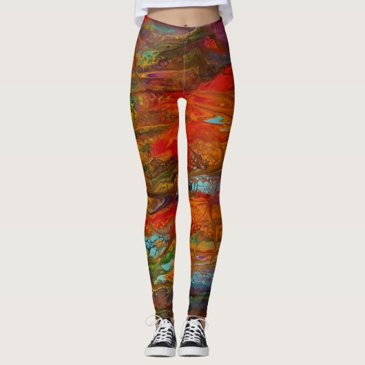 Tree of life blown away Leggings (Vorderseite)