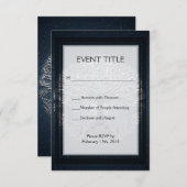 Tree of Life Blue Sky Friedlich Night RSVP Karte (Vorne/Hinten)