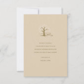 Tree of Life Buff Beileid Vielen Dank Karte (Vorderseite)