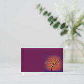 Tree of Life Business Card Visitenkarte (Stehend Vorderseite)