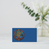 Tree of Life Business Cards Visitenkarte (Stehend Vorderseite)