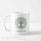 Tree of Life Business Logo Kaffeetasse (Links)