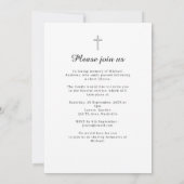 Tree of Life - Celebration of Life Funeral Photo Einladung (Rückseite)