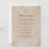 Tree of Life - Celebration of Life Funeral Photo  Einladung (Rückseite)