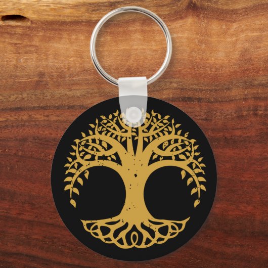 Tree of Life Celtic Symbol Schlüsselanhänger (Vorderseite)