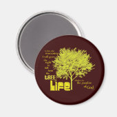 Tree of Life Christlich Scripture magnet (Vorderseite/Rückseite)