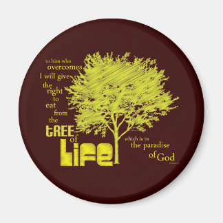 Tree of Life Christlich Scripture magnet
