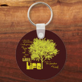 Tree of Life Christlich Scripture Schlüsselanhänge Schlüsselanhänger (Vorderseite)