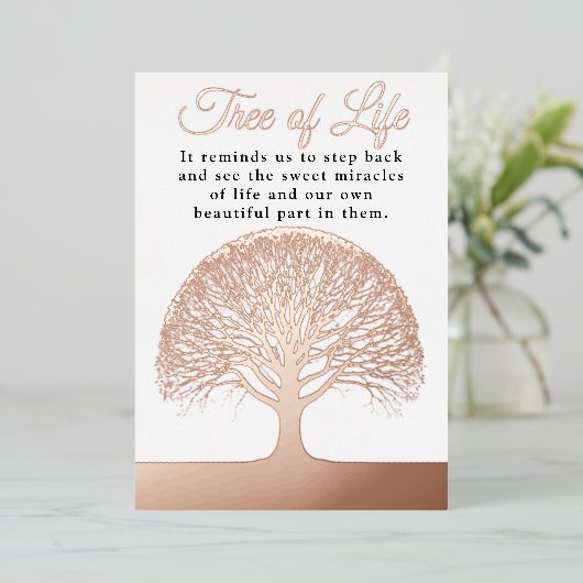 Tree of Life Coach Therapist Yoga Healer Folieneinladung (Stehend vorne)