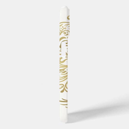 Tree of Life Cream & Gold Celtic Case-Mate iPhone Hülle (Rückseite / Rechts)