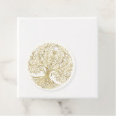 Tree of Life Cream & Gold Celtic Wedding Geschenkanhänger (Beispiel)