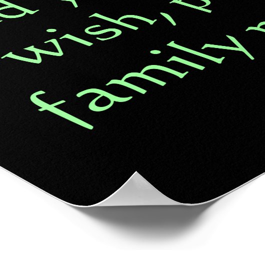 Tree of Life CustomizeABLE-Poster Poster (Ecke)