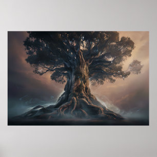 Tree of Life - Dawn Edition Fantasy Poster