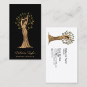 Tree of Life Frauentherapie Psychology Life Coach Visitenkarte (Vorne/Hinten)