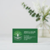 Tree of Life - Functional Medicine Business Card Visitenkarte (Stehend Vorderseite)