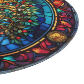 Tree of Life Glass Cutting Board Schneidebrett (Ecke)
