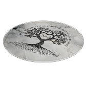 Tree of Life Glass Cutting Board Schneidebrett (Ecke)