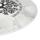 Tree of Life Glass Cutting Board Schneidebrett (Ecke)