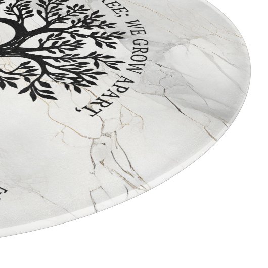Tree of Life Glass Cutting Board  Schneidebrett (Ecke)