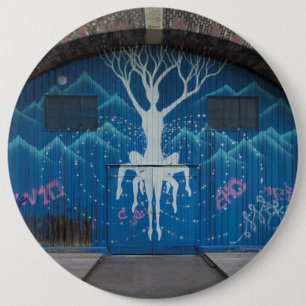 Tree Of Life Graffiti Button