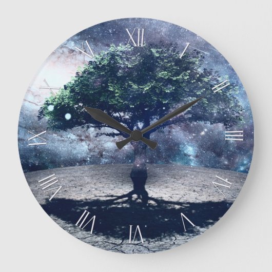 Tree of Life Große Wanduhr (Vorderseite)