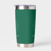 Tree of Life, Grow & Connect, Forest Green Tumbler Thermobecher (Rechts)