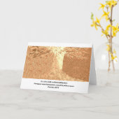 Tree of Life Grußkarte Karte (Gelbe Blume)