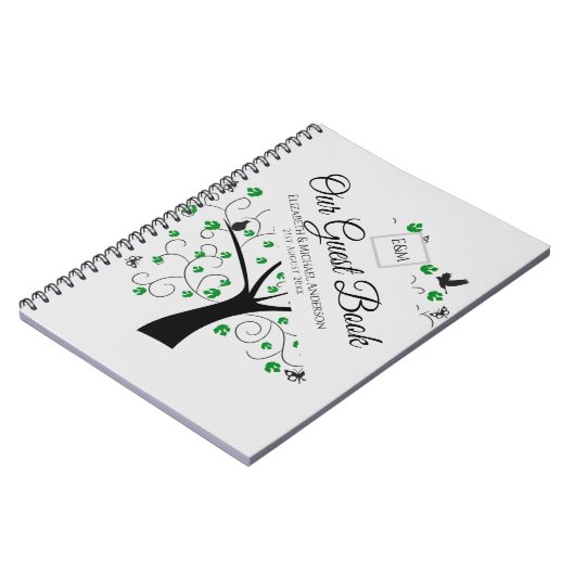 Tree of Life Guest Book Wedding Memorial Sonstige Notizblock (Linke Seite)