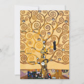Tree Of Life Gustav Klimt Einladung (Vorderseite)