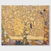 Tree Of Life Gustav Klimt Geschenkpapier (Flach)