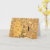 Tree Of Life Gustav Klimt Karte (Gelbe Blume)
