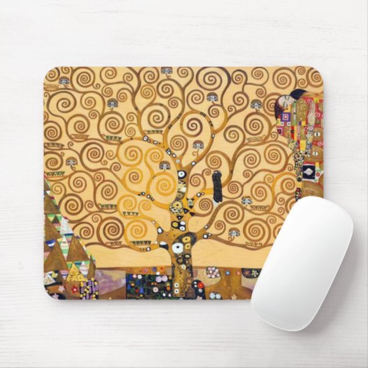 Tree Of Life Gustav Klimt Mousepad (Mit Mouse)