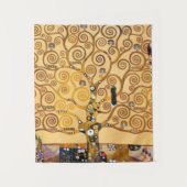 Tree Of Life Gustav Klimt Wandteppich (Vorderseite)