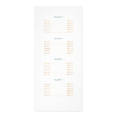 Tree of Life Health and Wellness Price List Menü (Hinten)