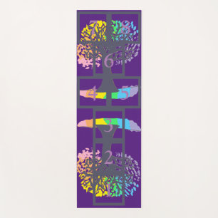 Tree of Life Hopscotch Yoga Mat Yogamatte