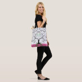 Tree of Life Illustration Tote Taschenprint Tasche (Am Model)