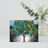 Tree of Life Invent Postkarte (Stehend Vorderseite)