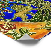 Tree of Life Judaika Poster (Ecke)