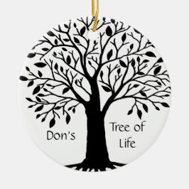 Tree of Life Keramik Ornament