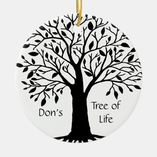 Tree of Life Keramik Ornament (Vorne)