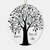 Tree of Life Keramik Ornament (Links)