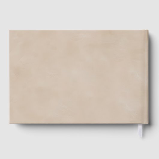 Tree of Life!  Memorial Beige Custom Gästebuch (Rückseite)