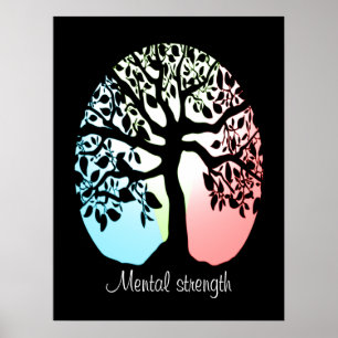 Tree of Life Mental Strength Poster