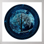 Tree of Life Midnight Sky Poster (Vorne)