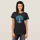 Tree of Life Moon Phases T-Shirt (Vorne ganz)